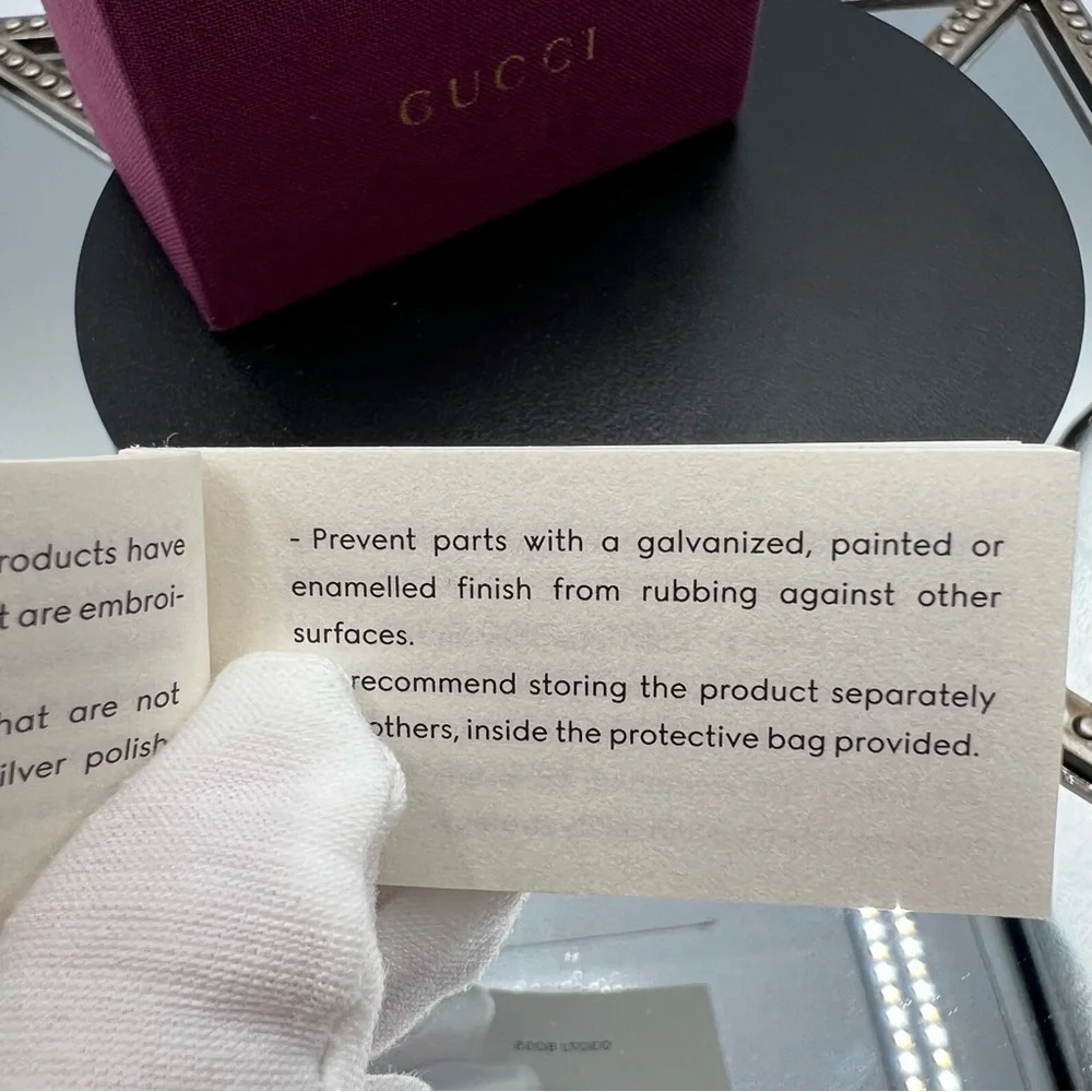 Gucci Metallic Lion Head Ring